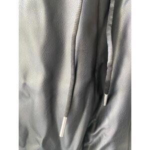 FABLETICS Vegan Leather Hoodie and Legging Size XS/4